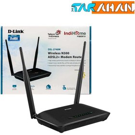 تصویر مودم روتر ADSL2 Plus بی‌ سیم دی-لینک مدل DSL-2740M ا DSL-2740M Wireless ADSL2 Plus Modem Router DSL-2740M Wireless ADSL2 Plus Modem Router