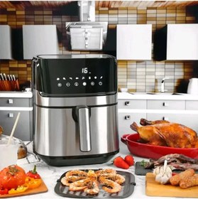 تصویر سرخ کن بدون روغن یونیک مکس 8 لیتری 1800 وات مدل PSA_600 Unique Max Oil Free Fryer 8 Liter 1800 Watt Model PSA_600