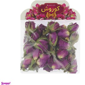 تصویر غنچه گل محمدی کوروش وزن 20 گرم 