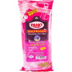 تصویر دستمال مرطوب پانو مخصوص گاز و مایکروفر بسته ۳۶ عددی 