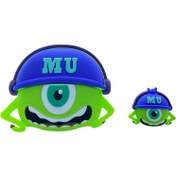تصویر محافظ کابل مدل Monsters University به همراه کاور شارژر دیواری مناسب برای شارژر دیواری 20 وات اپل 