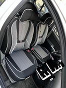 تصویر روکش صندلی ساینابرزنتی سنگین درجه۱مدل گوچیvipخلبانی فول طبی باجای موبایلی پدطبی سروگودی کمرمناسب ساینا 