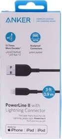 تصویر کابل لایتنینگ انکر lightning cable anker