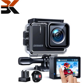 تصویر دوربین ورزشی اکشن iZEEKER مدل iA100 کیفیت ۴K 