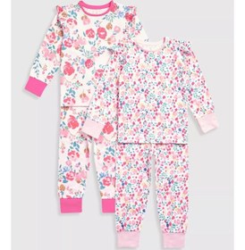 تصویر پیشبند خواب گلدار دوتایی برند mothercare Ditsy Floral Pyjamas - 2 Pack