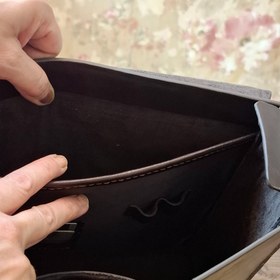 تصویر کیف اداری _دانشجویی چرمی مدل آرتین کد511 