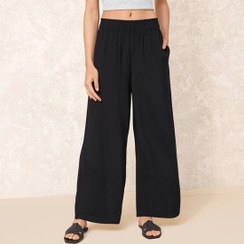 تصویر شلوار دمپا مشکی زنانه اسمارا - L 