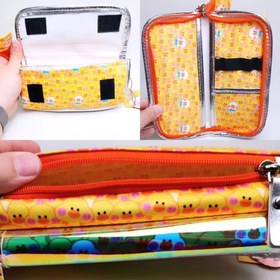 تصویر جامدادی پارچه ای 