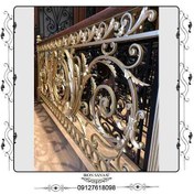 تصویر نرده فلزی فرفورژه کد IR012 متری 