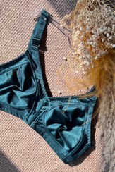 تصویر سوتین پرلون پرسی بدون فنر سایز بزرگ لعیا 