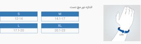 تصویر مچ بند آتل دار کوتاه با زاويه فانكشنال پاک سمن 