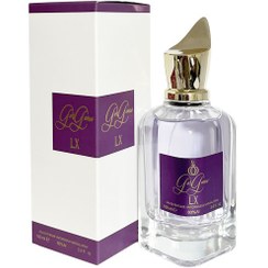 تصویر ادکلن جورجیوس زنانه مدل ال ایکس بنفش حجم 100 میل Gorgeous LX Eau de Parfum 