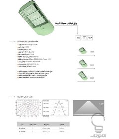 تصویر چراغ خیابانی LED ماژولار 300 وات اکووات 