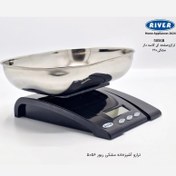 تصویر ترازوی صفحه ای کاسه دار ریور RIVER کد 5056 مشکی 