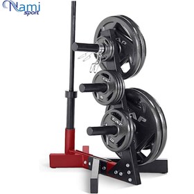 تصویر رک صفحه و هالتر Rack plate and barbell NS6011 