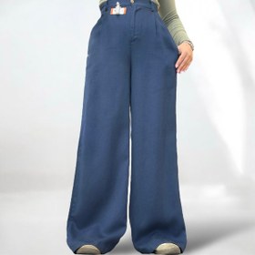 تصویر شلوار سیلک بگ پشت کش 