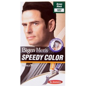 تصویر کیت رنگ مو بیگن سری speedy colour مدل brown black شماره 102 