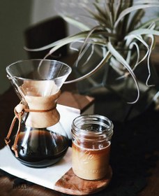 تصویر کمکس پیرکس با فیلتر استیل وارداتی کافه ای 