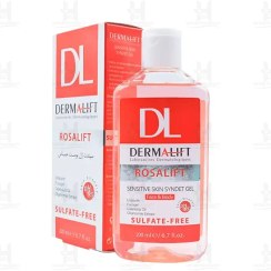 تصویر شوینده پوست حساس رزالیفت درمالیفت 200 میلی لیتر Dermalift Rosalift Sensitive Syndet Gel 200 ml