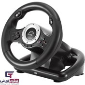 تصویر فرمان و پدال بازی تسکو مدل Tsco Driving Force Racing Wheel & Pedals TGW-190 