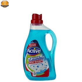 تصویر مایع لباسشویی پلی واش اکتیو مدل Blue حجم 2500 میلی لیتر Active Blue Poly Wash Washing Machine Liquid 2500 ml