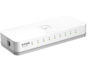 تصویر سوییچ 8 پورت دی لینک مدل DES 1008A D-Link DES 1008A 8 Port Switch