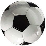 تصویر بشقاب توپ فوتبال (۱۰تایی) 