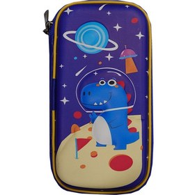 تصویر جامدادی لایت استار طرح دایناسور فضانورد - مشکی 