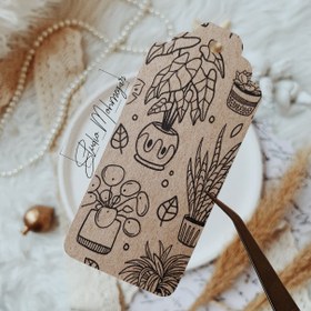 تصویر تگ گل و برگ کد 65 ( بسته 20 عددی ) 