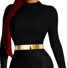 تصویر کمربند مجلسی طلایی 