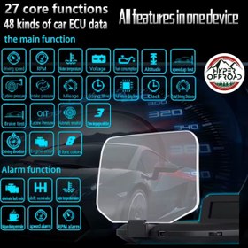 تصویر هداپ حرفه ای C3-BT برند Wiiyii هدآپ حرفه ای به همراه جی پی اس