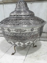 تصویر عودسوز برنجی یه پایه Censer