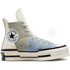 تصویر کانورس 1970s پلاس آبی کرم ساقدار- Converse Chuck 70s Plus Summit Sage/Egret Hightop 