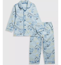 تصویر پیشبند بافتنی دایناسوری برند mothercare Dinosaur Woven Pyjamas