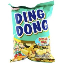 تصویر آجیل میکس با چیپس DING DONG ا Ding Dong Snack Mix with chips & curls Ding Dong Snack Mix with chips & curls