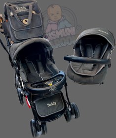 تصویر ست سه تیکه کالسکه کریر و کیف 