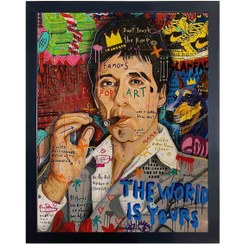 تصویر تابلو چاپی صورت‌زخمی 011 