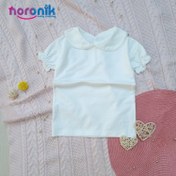تصویر تیشرت نوزادی دخترانه یقه ب ب کد 531 