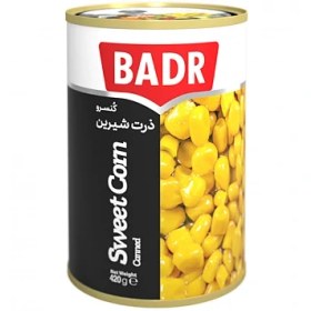 تصویر کنسرو ذرت شیرین بدر 420 گرمی 