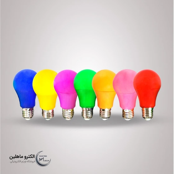 خرید و قیمت لامپ‌های حبابی LED رنگی 9 وات | ترب
