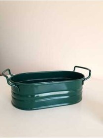 تصویر جعبه و سبد نان تزئینی سبز گالوانیز بادوام Panoramas Home 