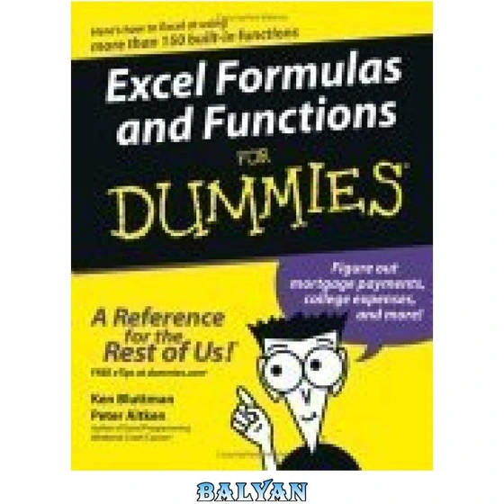 خرید و قیمت دانلود کتاب Excel Formulas and Functions For Dummies | ترب