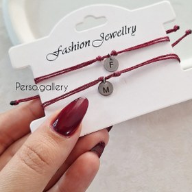 تصویر دستبند حروف استیل 