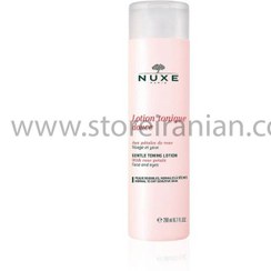 تصویر لوسیون پاک کننده صورت و دور چشم نوکس مدل Rose Petals Nuxe Rose Petals Gentle Toning Lotion