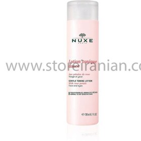 تصویر لوسیون پاک کننده صورت و دور چشم نوکس مدل Rose Petals Nuxe Rose Petals Gentle Toning Lotion