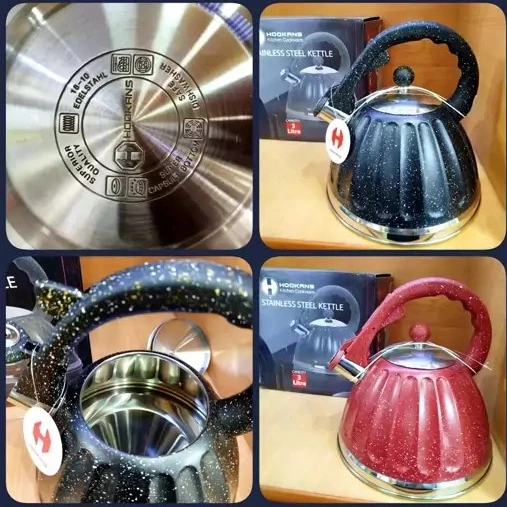 خرید و قیمت کتری استیل سوت زن 3 لیتری بند هوکانس HOOKANS | ترب خرید و قیمت کتری استیل سوت زن 3 لیتری بند هوکانس HOOKANS | ترب