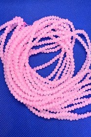 تصویر کریستال بندی سایز ۴ صورتی پاستیلی 