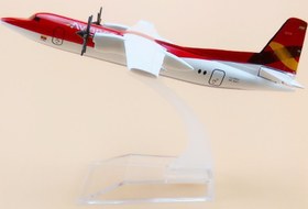 تصویر ماکت هواپیما فوکر 50 اوینکا | AirPlane Model 16cm Fokker 50 Avianca 