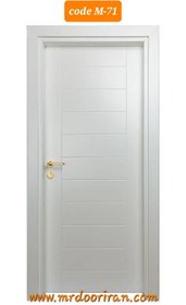 تصویر درب روکش pvc کد M-71 