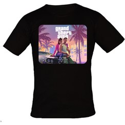 تصویر تیشرت گیم طرح جی تی ای 6 – GTA 6 